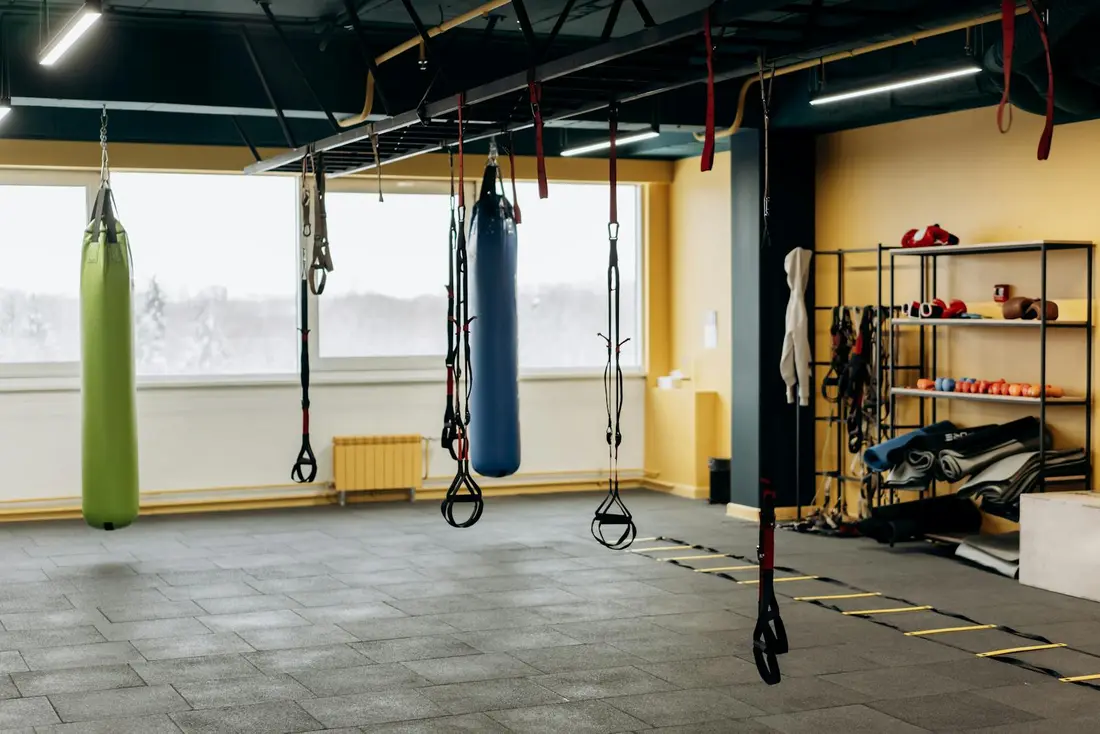 The functional training floor and rig at Summit Strength
